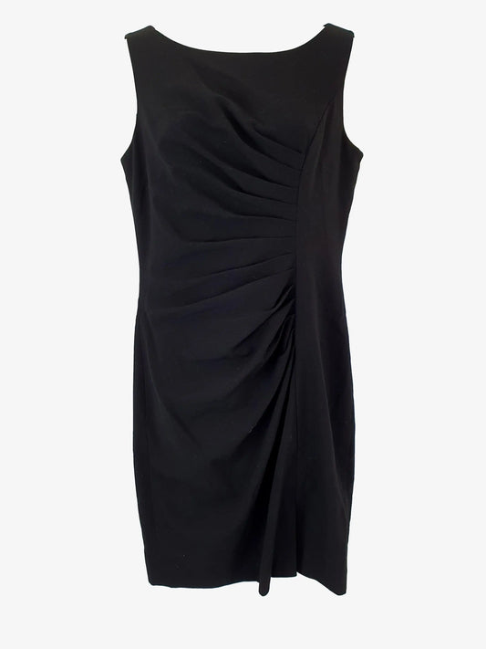 Calvin Klein Ruched Evening Midi Dress Size 8 by SwapUp-Second Hand Shop-Thrift Store-Op Shop 