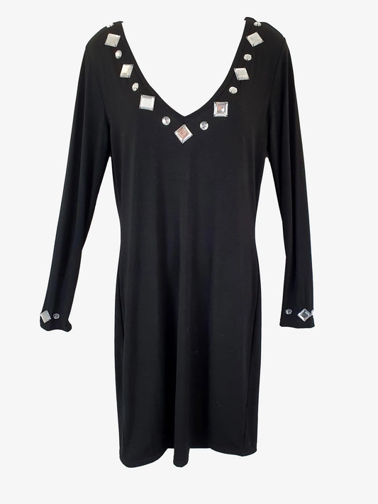Charlie Brown Studded Evening Midi Dress Size 10 by SwapUp-Second Hand Shop-Thrift Store-Op Shop 