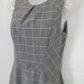 Cue Checkered Midi Dress Size 8 by SwapUp-Second Hand Shop-Thrift Store-Op Shop 