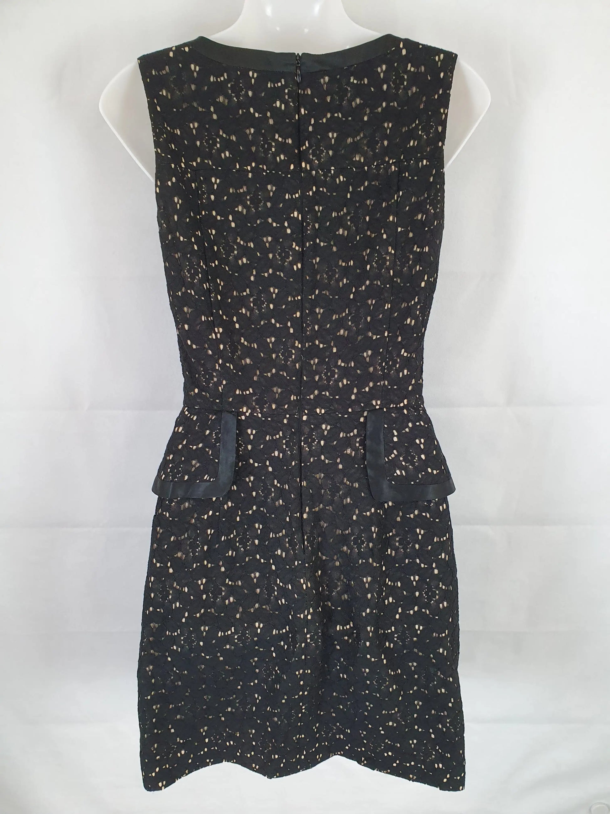 Cue Evening Work Midi Dress Size 6 by SwapUp-Second Hand Shop-Thrift Store-Op Shop 
