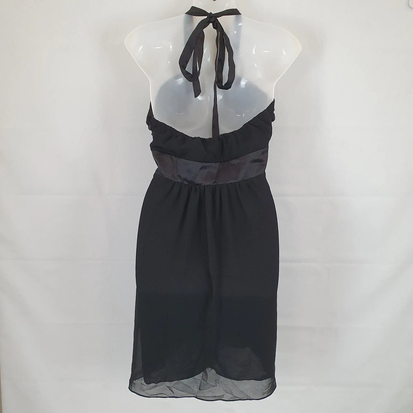 Love Affair Halter Mini Dress Size 12 by SwapUp-Second Hand Shop-Thrift Store-Op Shop 