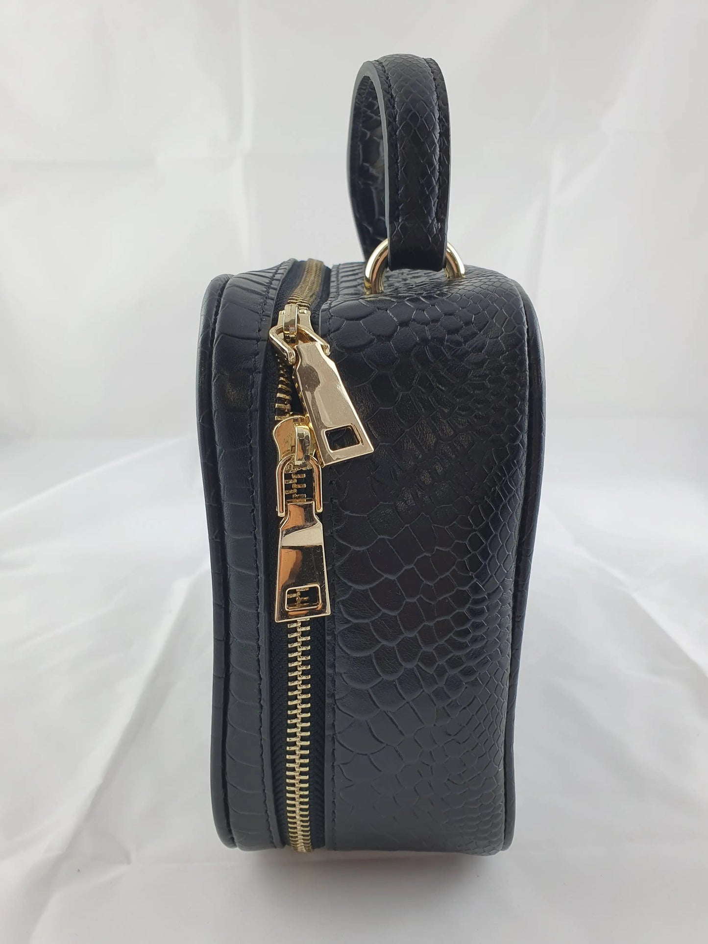 Mon Purse Square Snakeskin Pattern Handbag by SwapUp-Second Hand Shop-Thrift Store-Op Shop 