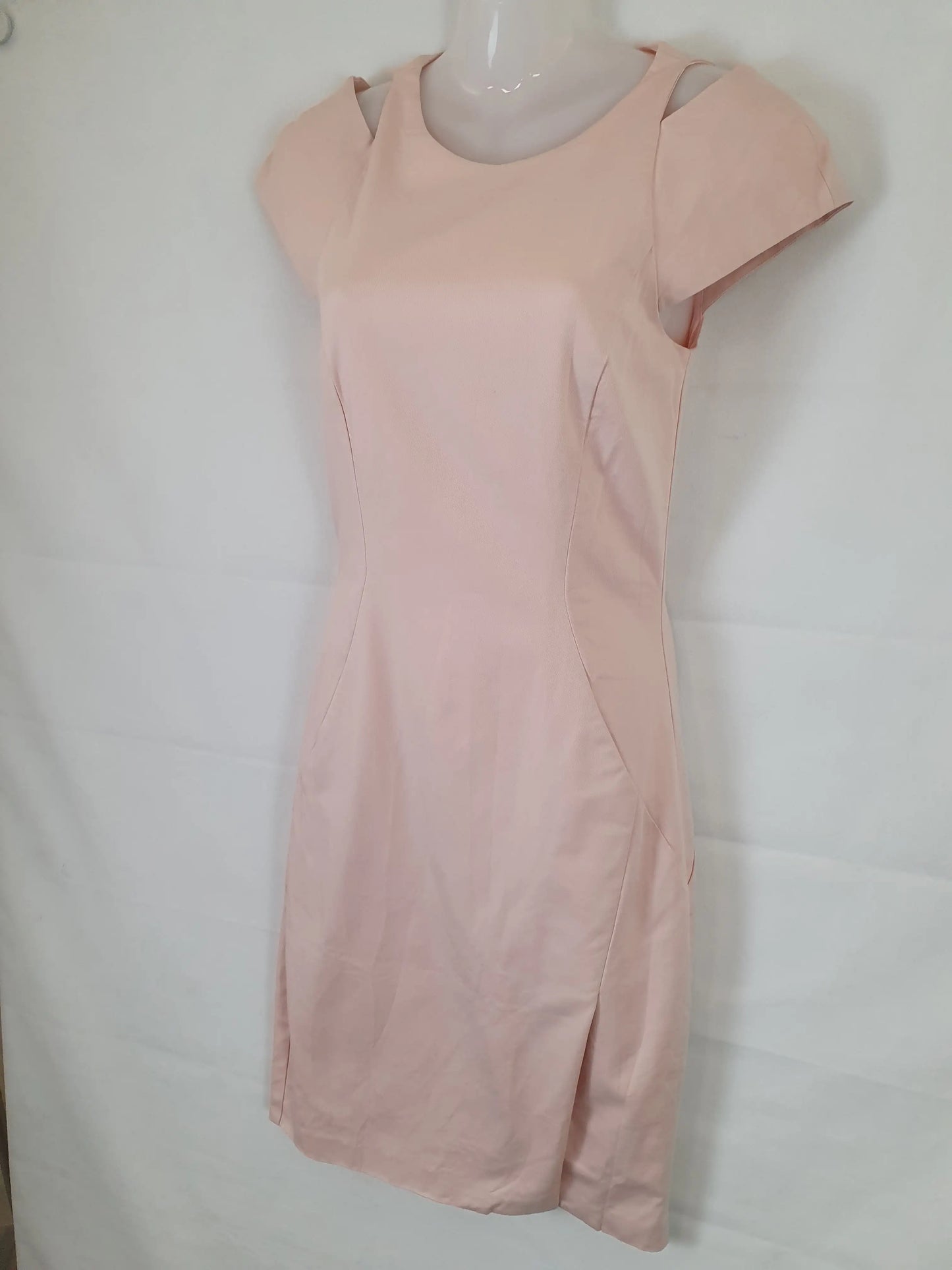Veronika Maine Cut Out Midi Dress Size 6 by SwapUp-Second Hand Shop-Thrift Store-Op Shop 