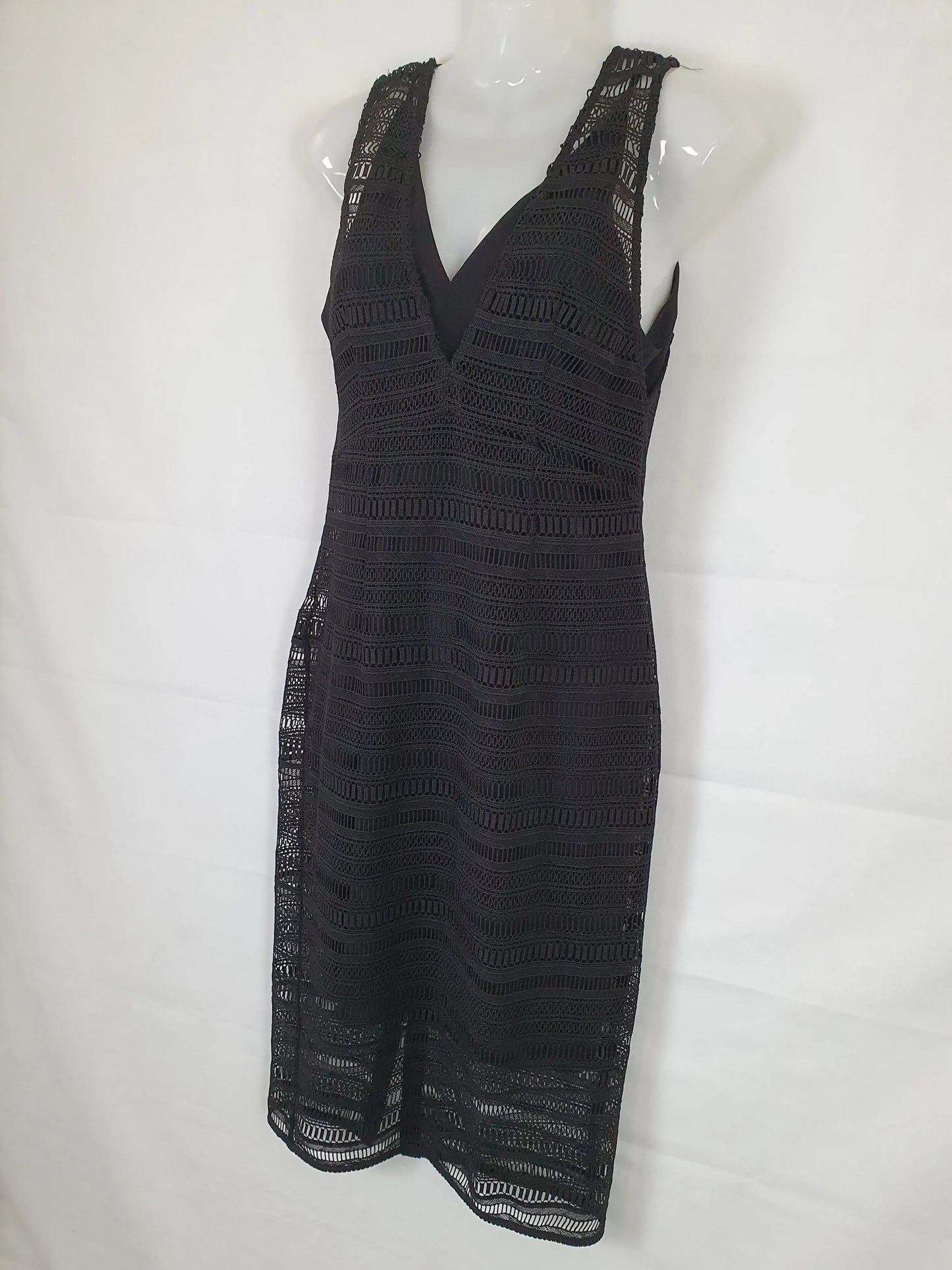 Veronika Maine Layered Midi Dress Size 6 by SwapUp-Second Hand Shop-Thrift Store-Op Shop 