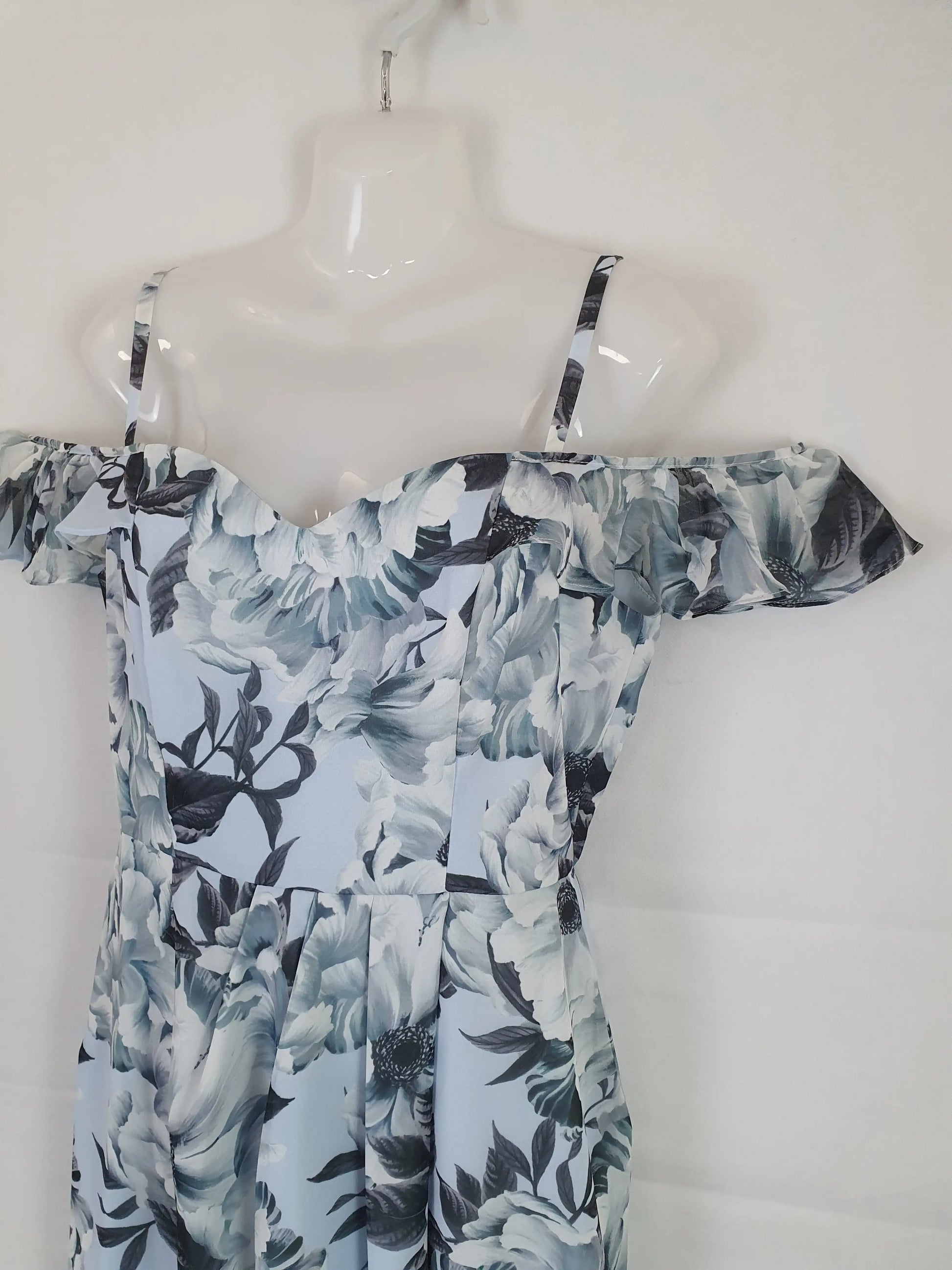 Wayne Cooper Floral Slit Midi Dress Size 10 by SwapUp-Online Second Hand Store-Online Thrift Store